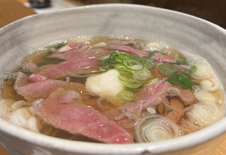 三重県産和牛とろろ蕎麦